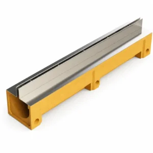 Polymer Concrete Channel with Stainless Steel Slot Grating  7890SD
